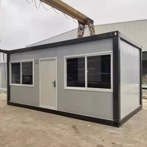 Quick Assembly Prefab Flat Pack Home Modern Fast Install Living House Portable Office Unit Construction Staff Dormitory