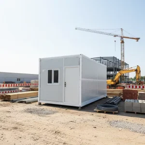 Quick Assembly Prefab Metal Structure Storage Container House