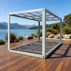 Quick Assembly Prefab Modular Steel Structure Flat Pack Temporary Accommodation Solution Casas Prefrafricadas Container Frame