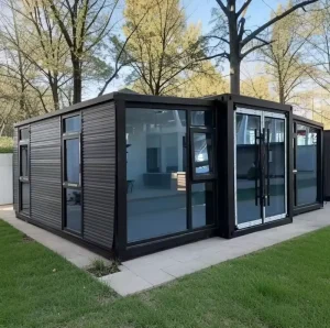 Quick Build Prefabricated Luxury Expandable Steel Container Villa Modern Design Customizable Colors Waterproof Hurricane Proof