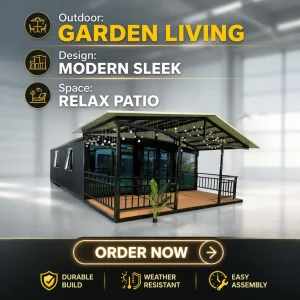 Quick Folding Detachable Double Wing Expandable Container House 20ft 40ft 2 3 Bedroom Capsule Villa Hotel Outdoor