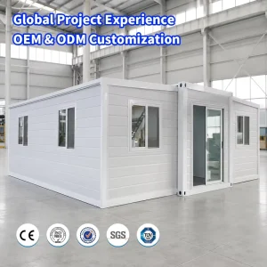 Quick Install 20 40 Ft Tiny House Expandable Prefabricated Container House 2 Bedroom Customizable Modern Modular Home