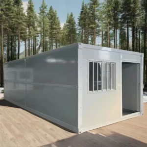 Quick Installation 20ft 40ft Folding Prefab Container Houses Foldable Container Prefab Tiny Homes Site Office