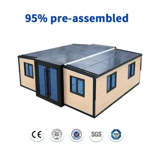 Quick Installation Waterproof 40 30 20Ft Mobile Modular Home 2 3 4 5 Bedroom Tiny House Prefabricated Expandable Container House