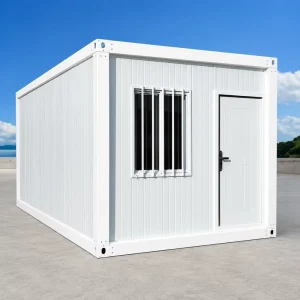 QuickAssemblyFlatPackContainerHousePrefabricatedModularTinyHomeFastInstallDetachableMobileOfficeDormitoryModernLivingSteelFrame