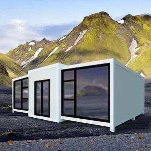 Ready Made 2 Bedroom Prefabricated Steel Expandable Container House with 1 Bathroom for Villa Living