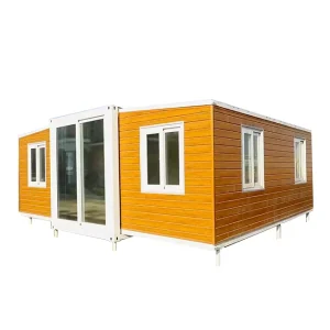 Ready Made 20Ft 40Ft Shipping Prefab Container Expandable Office Building Modern Design Sandwich Panel Steel 2 Bedroom
