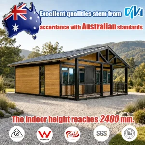 Ready Made 20ft 40ft Australia Standard Prefab Mobile Home 2 Bedroom Granny Flat Expandable Container House