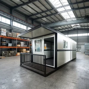 Ready Made 20ft Prefabricated Mobile Building Folding House Portable Foldable Shipping Container Homes for Winter