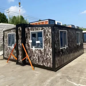 Ready Made 3 Bedroom Prefabricated Mobile Modular Expandable Container House 20ft Tiny Houses Bathroom Kitchen Modern Design