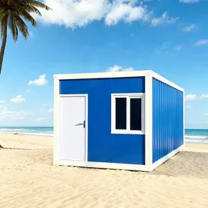 Ready Made Mobile Modular Flat Pack Container House Steel Sandwich Panel Portable Living Office Building