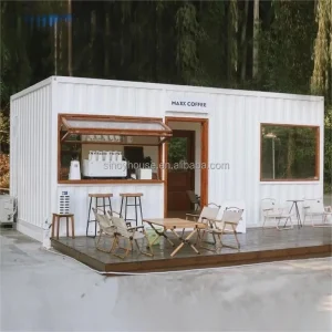 Ready Made Prefab Mini Office Building Container 40Ft Prefabricated Steel Modern Design Store