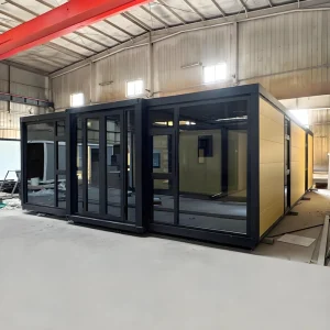 Ready Ship 20ft 40ft Wooden Steel Sandwich Panel Expandable Container House Prefabricated Portable Villa Living Home Bar Hotel