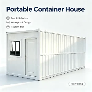 Ready Ship Portable Foldable Modern Container House Prefab Modular Home Waterproof Mobile Cabin for Mall School