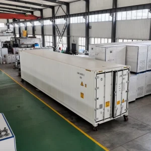 Ready Use 40ft Eco Friendly CA Reefer Container Cold Room Gas Ethylene Control for Southeast Asia South America Fruit Exporters