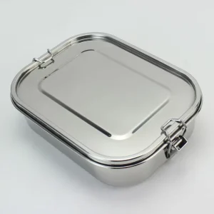 Rectangular 304 Stainless Steel Kids Lunch Box Leakproof Tiffin Bento with Compartments