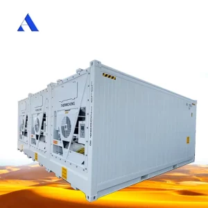 20-Foot High Cube Reefer Refrigerated Container, 11.86 Cubic Feet Capacity, Aluminum T-Floor, for Transport