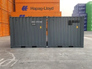 Reinforced Steel Transport Container Heavy Duty Secure Storage Modular Portable Unit 10ft Storage Shipping Container