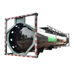 Reliable ISO 40FT Danger Acid SS304/316 Stainless Steel Tank Container Chemical Liquid Tank Container