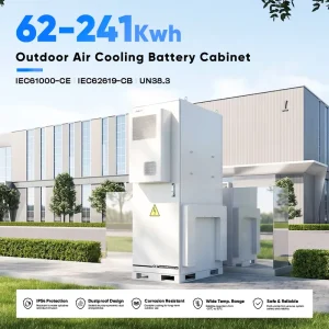 Reliable Outdoor Battery Cabinet Air Cooling Bess 62kWh 100kWh 112kWh 215kWh 241kWh Solar Battery Energy Storage System