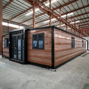 Removable Foldable 20ft 30ft 40ft Eco friendly Rock Wool Sandwich Board Customized Color Container House for Living House Villa