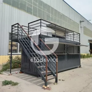 Restaurant Shipping Bar 20ft Movable Container Flat Pack with Modular Kitchen Office