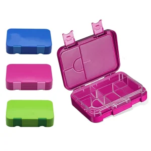 Reusable BPA Free Food Storage Container Take Away Portable Bento Lunch Box for School Kids