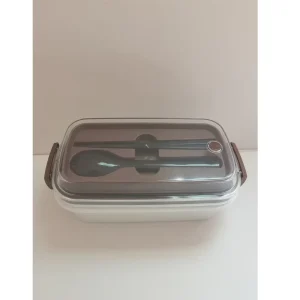 Reusable Microwave-Safe Folding Lunch Box BPA-Free Food-Grade Storage Container with Plastic Lid