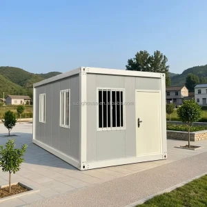 Reusable Modular Prefab Container Office Detachable Fast Assembly Work Booth for Hospital Factory Administration