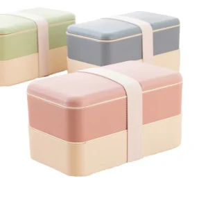 Rice Insulated Lunch Boxes Japanese Style Divided Meal Boxes for Students Office Workers Large Capacity Car