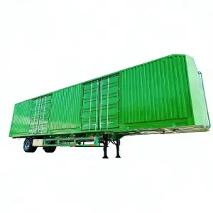 Robust Cargo Container Trailer Efficient Long Haul Freight Equipment