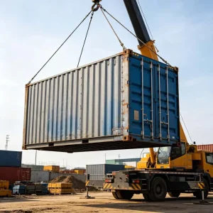 Robust Fully Welded Modular Unit Waterproof Insulated Space for Temporary Site Workshop Welded Container House