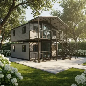 Roof Terrace Style Double Wing Expansion Room Practical Dual Online Appearance Apartment Friendly Midcentury Modern Design