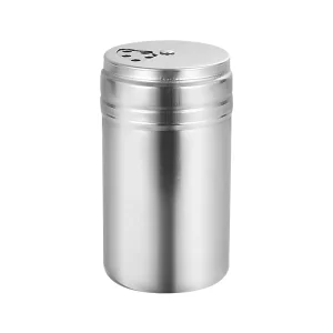 Rotating Lid 410 Steel Salt Pepper Shaker Multi hole Seasoning Jar for Cooking Barbecue Catering Use