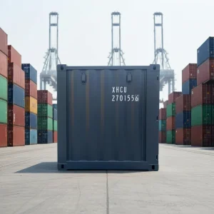 Rustproof Easy Clean Heavy Gauge Steel Lock Box Cargo Shipping Storage Container