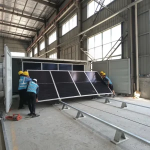 SC20GP M 60K215 OEM Foldable Wings Solar Energy Container Station Off Grid Mobile Photovoltaic System Battery Storage Unit 20ft