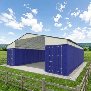 SGC3640-H260 Steel Structure Container Carport Waterproof Roof Outdoor