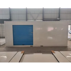 SINGLE Door Collapsible Rolling up Prefab Assemble Stackable Mobile Container Self Storage Portable Storage Foldable Containers