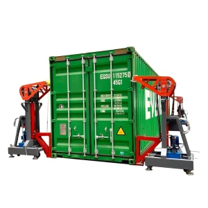 SJA-40170 32T Wireless RC Sync Container Jack 380V-Safe One-Man Lift for Workshop Warehouse (20ft/40ft/45ft