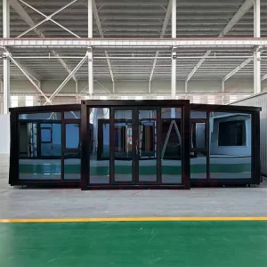 SM120 40ft Expandable Mobile Home Tiny House with 3 Rooms for Living Clinics and More