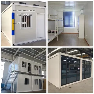 SSR Modular Solution Quick Assemble Container House Prefabricated Steel Structure Tiny House with Bedroom Bathroom