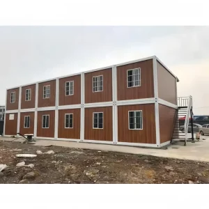 Sandwich Panel Materials Construction Site 20Ft Casass Prefabricated Detachable Tiny House Flat Pack Modular Container House