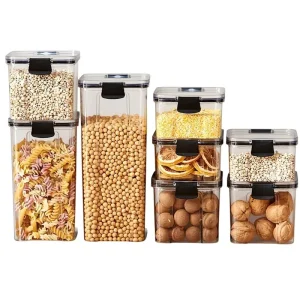 Sealed Jars Kitchen Grain Storage Organizer Large Tank Plastic Moisture-proof Food-Safe Easy-to-Clean Storage Box Household