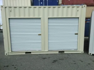 Self Storage Container Box Outdoor Heavy Duty Weather Proof Shed Modified Shipping Container with Roll up Doors