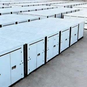 Self storage Storage Container with Secure Storage Vault Structure for Storage Use and Temporary Storage Solutions
