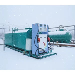 Service Station Equipment 20ft And 40ft Skid Tank Mobile Fuel Filling Container Mobile Container Petrol Station