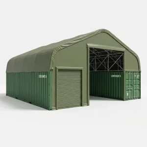 Shelter Container Prefabricated Building Fabric Storage Barn Hoop Galvanized Certified Office Structure Galvanized Steel