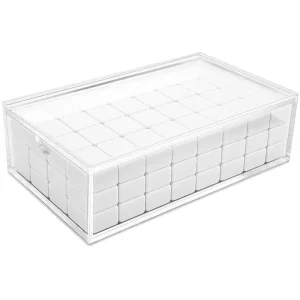 Shenghang Cross border Acrylic American Mahjong Finishing Storage Box Cover Multi functional Transparent Display Modern