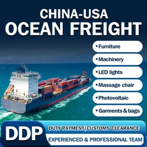 Shipping Agent China to USA DDP Sea Freight Truck Cargo Delivery Freight Forwarder Door to Door Service