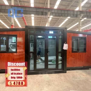 Shipping Container 20 ft Luxury Homes Prefab Modern House Two Bedrooms Container Home Casa Portable